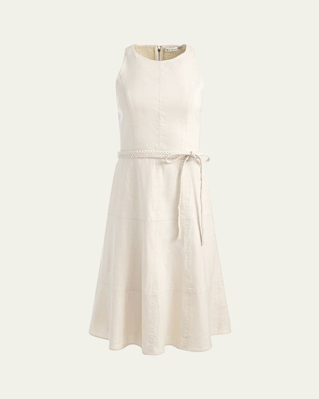 Leandra Braided Belted Mini Dress